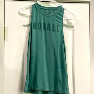 NOBULL Women’s High Neck Tank - Oil Blue (blue/green color)